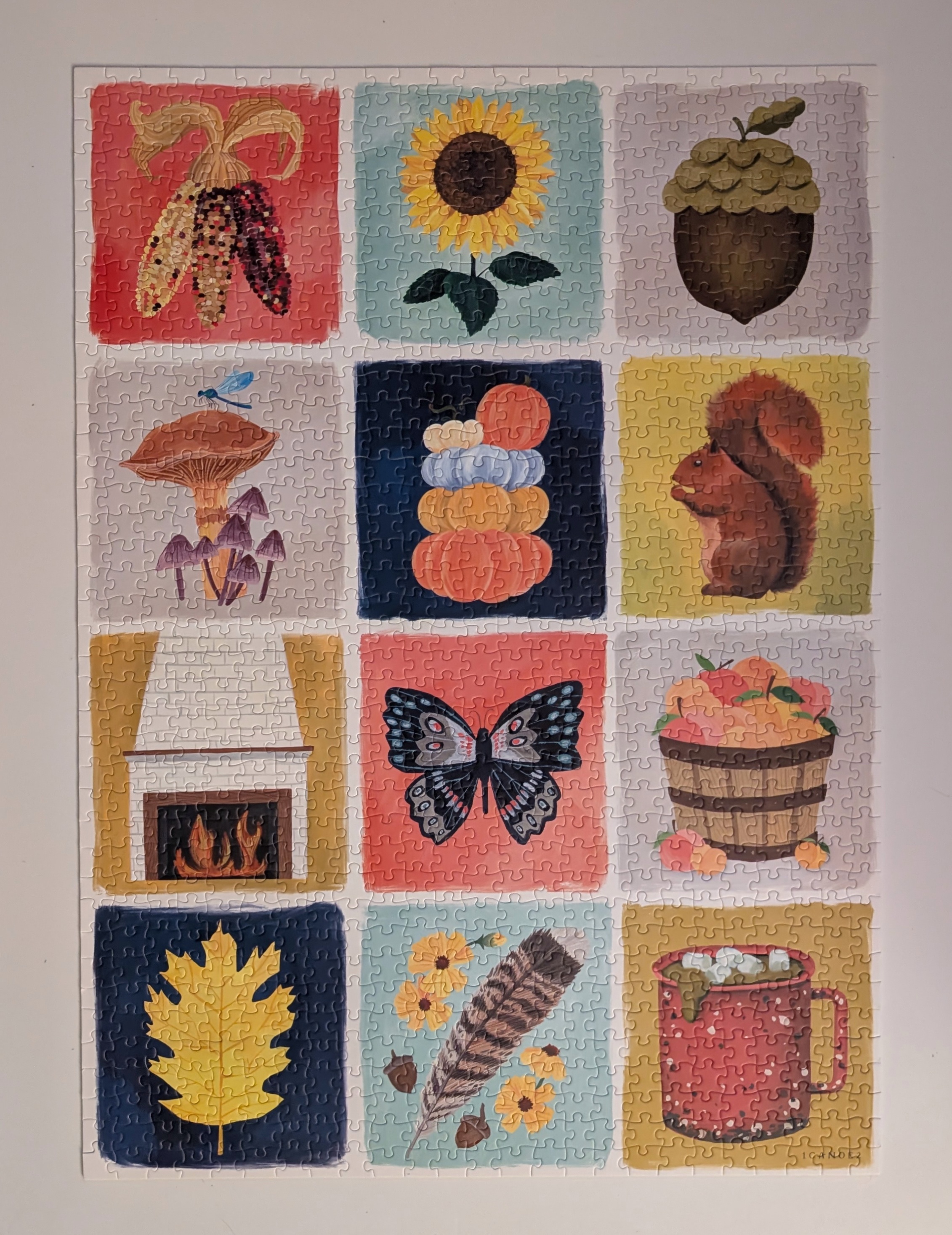 Grid Fall Drawing Fall Grid – In So Many Words
